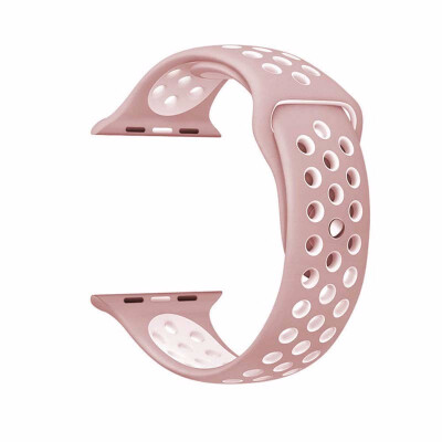 

Apple watch nice Silicone Replacement Sport Band 38mm 42mm For iWatch Series 123 Wrist Bracelet Strap For iWatch Sports