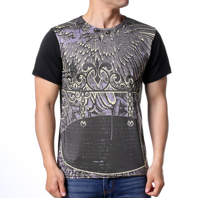 

Mens Animals Printing Short Sleeved O-Neck Pullover T-Shirts
