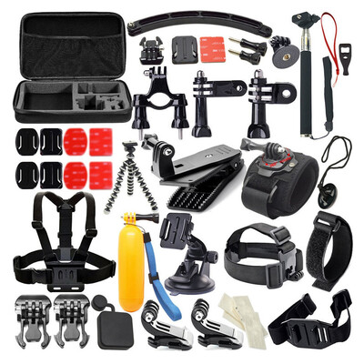 

Accessory Kit for Gopro 50 in 1 Waterproof 147-Action Camera for Xiaomi Action Camera