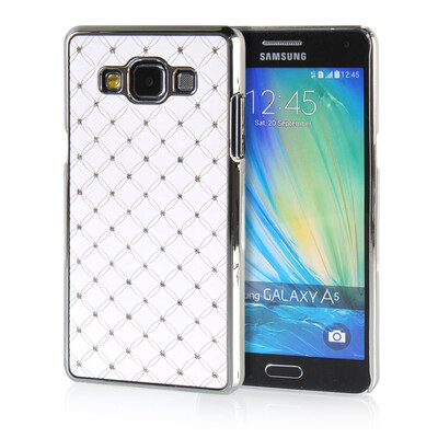 

MOONCASE Hard Chrome Plated Star Bling Back ЧЕХОЛ ДЛЯ Samsung Galaxy A5 White