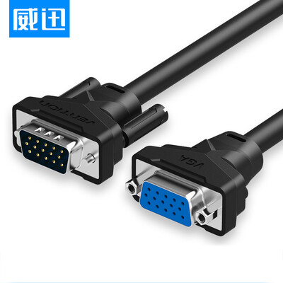 

VENTION VGA extension cable VGA male to female HD cable VGA 36 computer monitor projector video HD cable 5 m black DAABJ