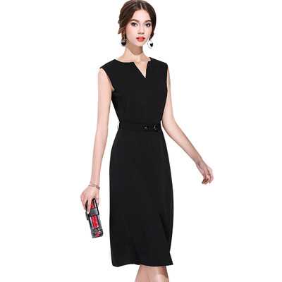 

Women Summer Casual Sleeveless Dress Silk High Quality Party Long Ladies Dresses Large Size 2017 Split Dress elbise bayan
