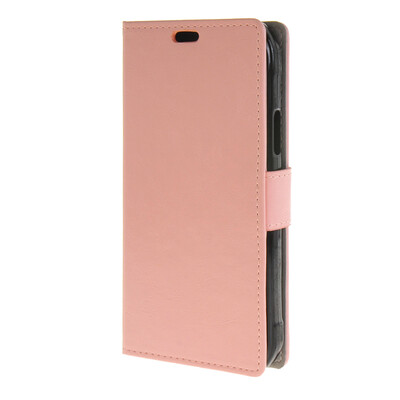 

MOONCASE Smooth PU Leather Flip Wallet Card Slot Bracket Back чехол для Samsung Galaxy S6 Active G890 Pink