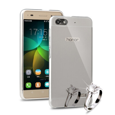 

MOONCASE Metallic Frame Edge Mirror Back 2 in 1 Thin Case Cover for Huawei Honor 4C