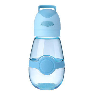 

TOMNEW 400ML Portable Water Bottle Handy BPA-Free Heat-Resisting Without Dripping with Mini USB Fan for Outdoors 2018 New