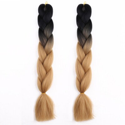 

2T 3T Jumbo Braids Hairstyles Hair For Russian Women Colors Synthetic Braiding Hair