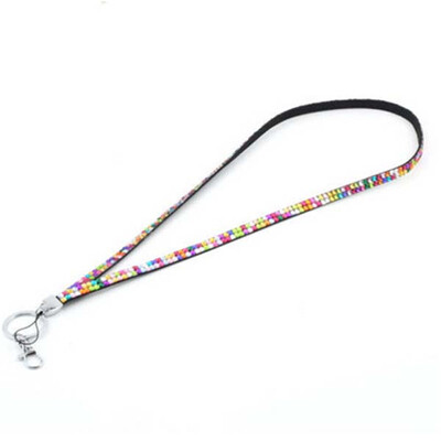 

Newest mobile phone lanyard Multi-Function Rhinestone Crystal Bling Phone Straps Badge ID Key Holder Lanyard Cell Phone Rope