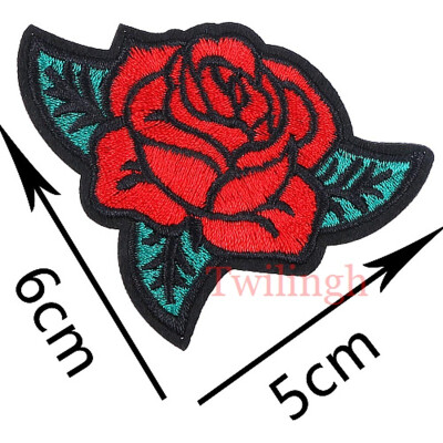 

twilingh Patches Musical Rock&Roll Iron On Embroidered Clothes Patches For Clothing