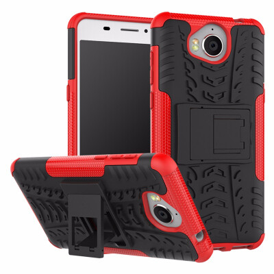 

Goowiiz Phone Case For Huawei Y5 2017Y6 IIHonor 5A Armor Tire Texture Rugged Protection PCTPU Full Protection