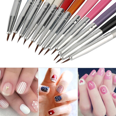 

12шт Красочный Nail Art Картина Рисование Pen польский кисть комплекты DIY Pro