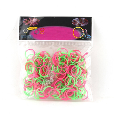 

200x Charms LOOM BANDS Rubber Rainbow Ankle Bracelet Making DIY S Clips Twists