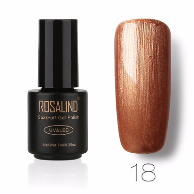 

ROSALIND Gel 1S 7ml DIY Blossom Gel Polish Professional Soak Off UV For Manicure Nail Art Semi Vernis Permanant Gel Lacquer