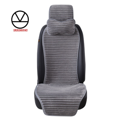 

KAWOSEN New Winter Nano Velvet Car Seat Cover With Headrest 5 Colored Universal Car Seat Cushion Protector Car-Styling
