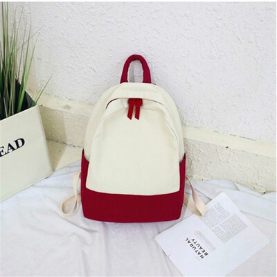 

2018 New Bag Simple Korean Middle School Students Bag Fashion Trend Ladies Backpack Rucksack