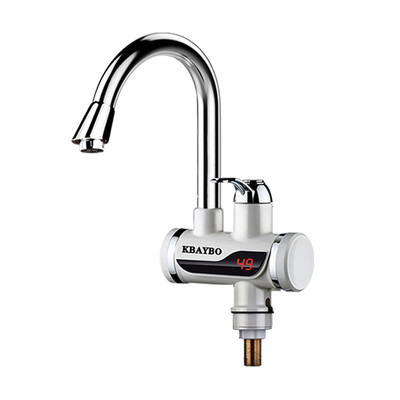 

KBAYBO Instant Tankless Water Heater Tap Kitchen Faucet Water Heater Crane Instant Hot with Temperature Display