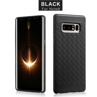 

Goowiiz Luxury Phone Case For Samsung Galaxy Note 8 Ultra Thin Ventilation Grid Weave Soft Anti fall Full Protective