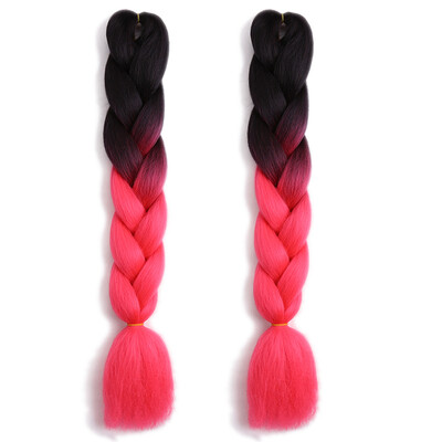 

2T 3T Jumbo Braids Hairstyles Hair For Russian Women Colors Synthetic Braiding Hair