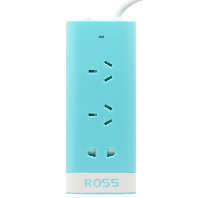 

Roller ROSS C2130B three three-hole children&39s protection energy-saving fire socket plug-in board plug row row plug board board drag board switch socket full length of 3 meters elegant blue