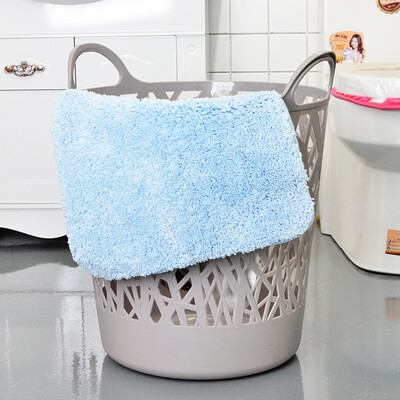 

Yimei family goods emc bathroom storage basket hollow laundry basket plastic portable storage basket large gray YM-3785