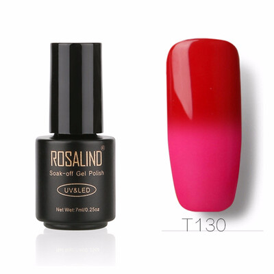 

ROSALIND Gel 1S Temperature Changing Nail Polish 7ml Soak off Nail Gel Polish Vernis Semi Permanent UV LED Glitter Nail Lacquer