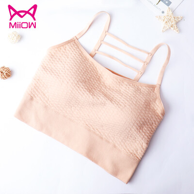 

MiiOW womens sports underwear comfortable seamless rimless bra