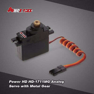 

Power HD HD-1711MG 35KG011s High Torque Analog Servo with Metal Gear for RC Car Boat Helicopter Airplane