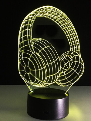 

AINA red blue&purple headset night light