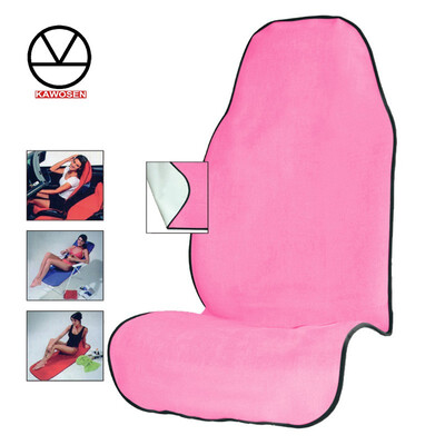 

KAWOSEN Pink Towel Seat Cushion Universal Fit Car Seat Protector Pet Mat Dog Car Seat Cover