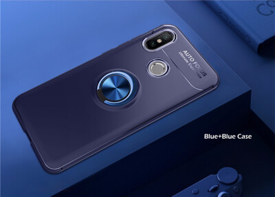

Goowiiz Phone Case For Xiaomi MI 6XNote 3Max 2 Luxury Metal Ring Magnetic Bracket TPU Shockproof Cooling