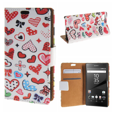 

MOONCASE Sony Xperia Z5 Compact ( Z5 Mini ) ЧЕХОЛ ДЛЯ Flip Leather Foldable Stand Feature [Pattern series] /a04