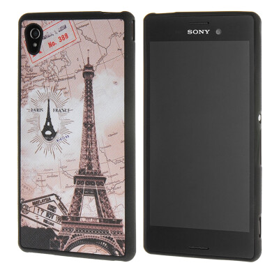 

MOONCASE Case for Sony Xperia M4 Pattern series Flexible Soft Gel TPU Silicone Skin Slim Durable Cover