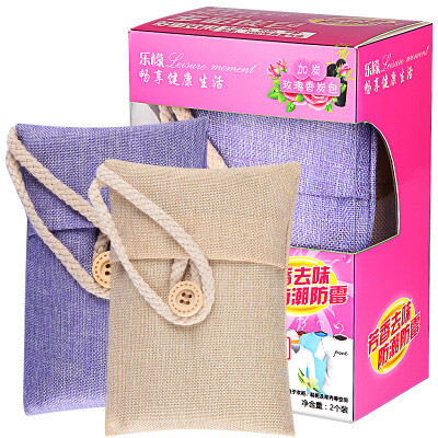 

Lee leisure time colorful hanging coconut bag rose fragrance 100gx2 fragrance deodorant to smell the car wardrobe insect repellent aroma activated charcoal package