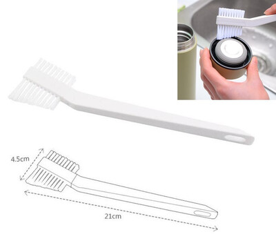 

Double headed groove slot cleaning brush cup lid gap brushes door&window cleaner cleaning tool bathroom accessories