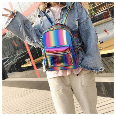 

Cool Women Girls Ladies Backpack Travel Shoulder Bag Faux Leather Rucksack Gifts