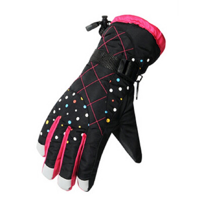 

AUNIJIE Water Repellent Thermal Women Girls Winter Ski Gloves Snowboard Snowmobile Motorcycle Cycling Outdoor Sports Gloves