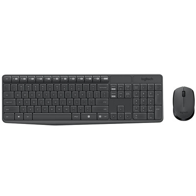 

Беспроводная мышь и клавиатура Logitech MK235