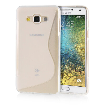 

MOONCASE  - Line Soft Flexible Silicone Gel TPU Skin Shell Back Case Cover for Samsung Galaxy E7 Clear