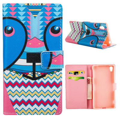 

MOONCASE ЧЕХОЛ ДЛЯ Sony Xperia Z2 Flip PU Leather Fold Wallet Card Slot Kickstand Back [Pattern series] /a05