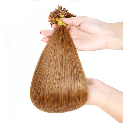 

BHF HAIR Fusion hair extensions Pure Color 1 100 Remy Brazilian Human Hair U-Tip Full Set 1gs 20g pack