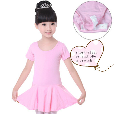 

2018 Girls Ballet Leotard Long or short Sleeve Gymnastic Leotard Ballet Dress Dancer Kids Girls Ballet Costumes Dance Leotard Danc