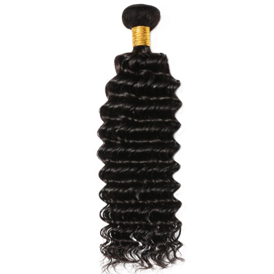 

Candace Brazilian Deep Wave 1 Bundle 100 Human Hair Extension Weave Natural Color 8-28 Inches