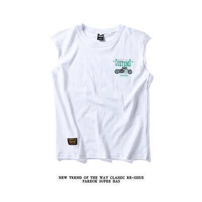 

Damaizhang 2018 New Arrival Brand Designer Men Tanks Hip Pop Sleeveless Cotton Men Tank
