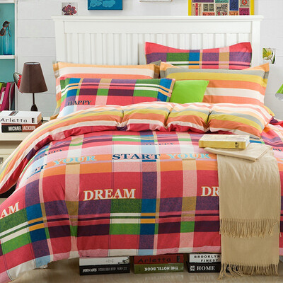 

WEIZHONG cotton bed set (duvet cover/fitted sheet/pillow case