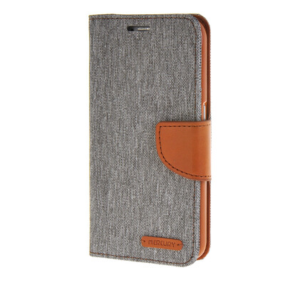

MOONCASE Galaxy S6 , Leather Flip Wallet Card Holder Pouch Stand Back ЧЕХОЛ ДЛЯ Samsung Galaxy S6 Grey