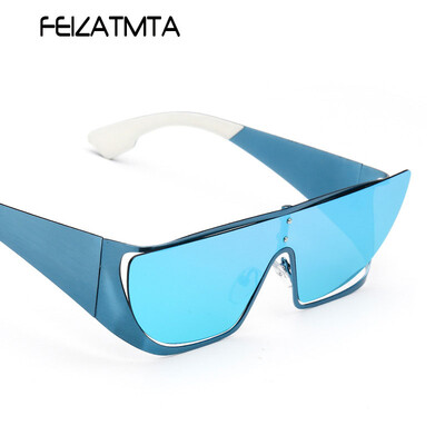 

FEIZATMTA Новые женщины моды Polarized Солнцезащитные очки Cat Eye Солнцезащитные очки Женская металлическая рамка Летнее вождение UV400 Lady Eyewear Oculos