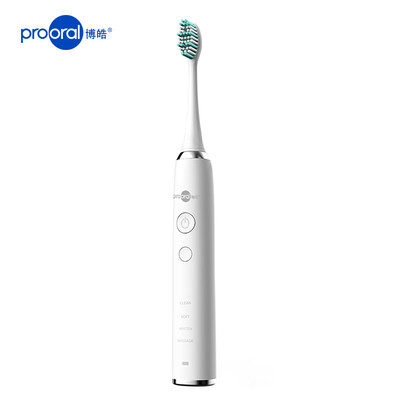 

Prooral electric toothbrush 2082B adult rechargeable sonic toothbrush S225 white