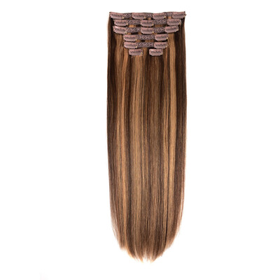 

BHF Hair Clip In Hair 613 Blonde Straight Brazilian Clip In Human Hair Extensions 20" 7PcsSet120G 1B 2