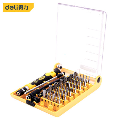 

Deli deli multi-function precision repair electronic screwdriver set 45 pieces Apple mobile phone repair screwdriver set DL1045D