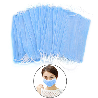 

Disposable 50 Pcs Dental Medical Surgical Dust Ear Loop Face Mouth Masks New