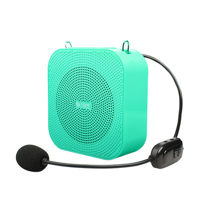 

See me here T900 UHF wireless automatic matching bee portable loudspeaker high power waist teacher teaching tour guide special water green